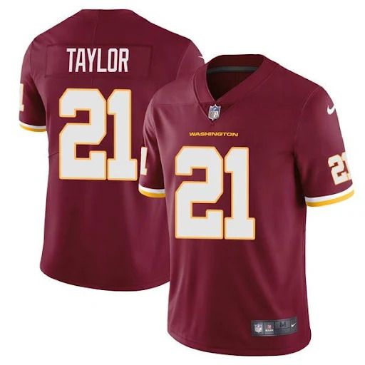 Men Washington Redskins #21 Sean Taylor Nike Red Vapor Limited NFL Jersey